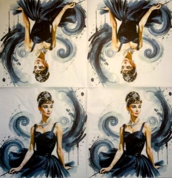028 Stars - 3-lagig - Audrey Hepburn